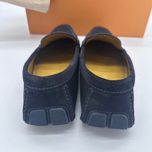 Louis Vuitton Suade Loafer Navy Blue Size 10LV 11US 100% Authentic - Picture 4 of 8
